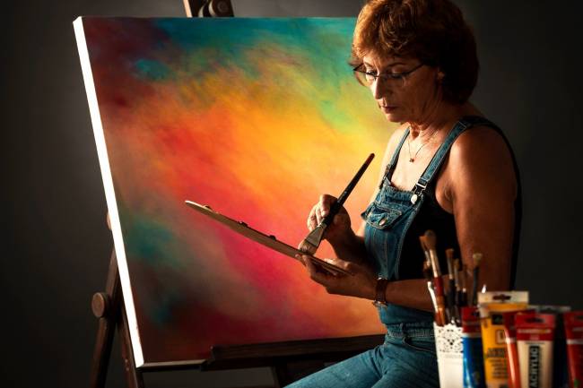 Minela Reis: Pintora Emocional