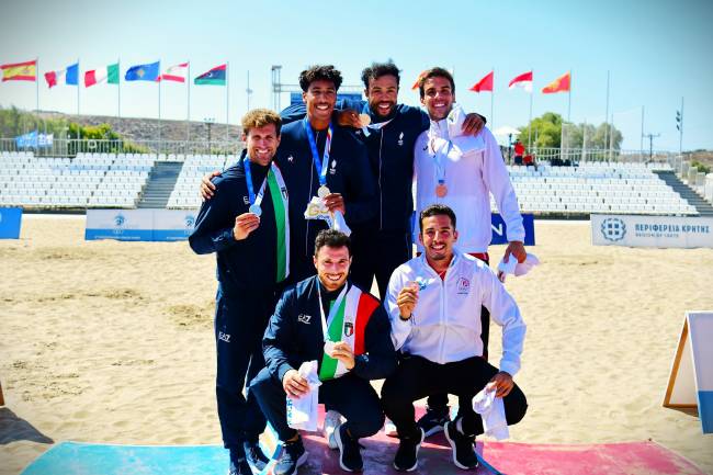 Portugueses conquistam bronze no Voleibol de Praia em Heraklion 2023