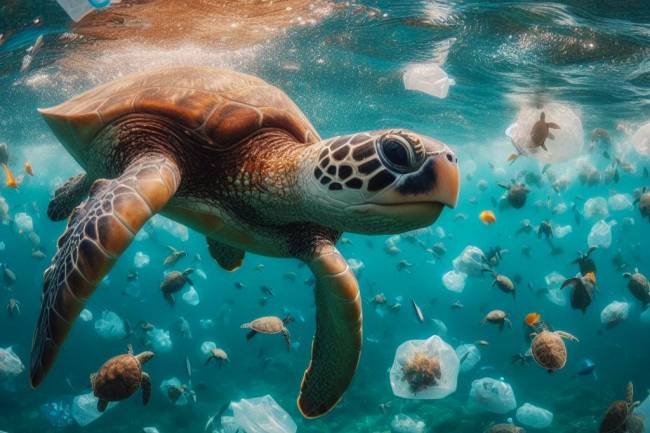 Mapeamento de Cabo Verde para proteger as tartarugas do plástico