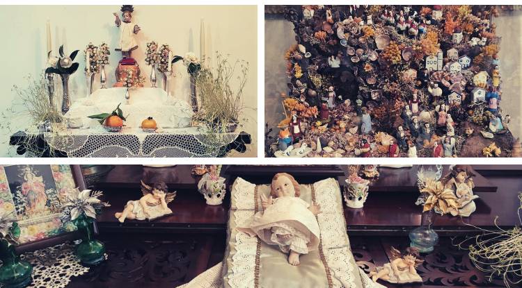 Altares do Menino Jesus típico dos Açores