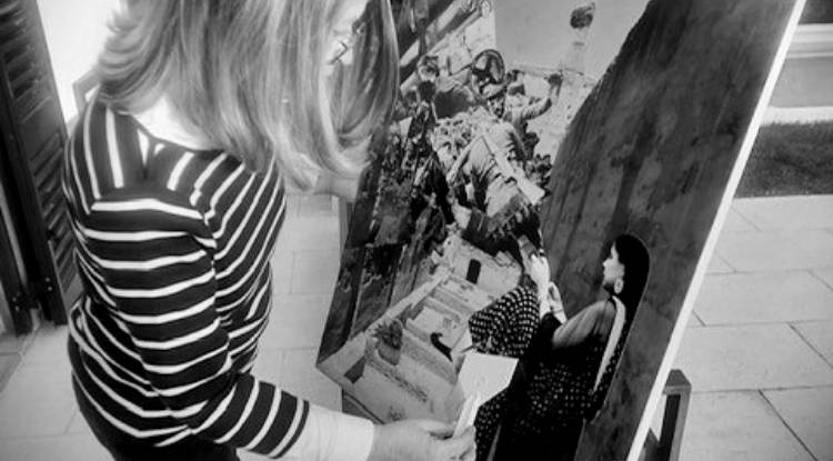 Jú Pinto Bandeira Pintando