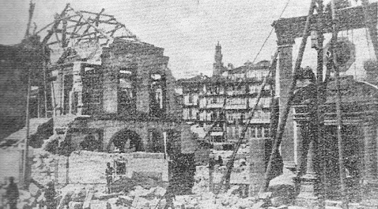 Capela dos Reis desmantelada