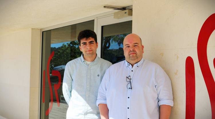 Da esquerda para a direita, Pedro Dias e Nuno Quaresma. Créditos: Sara Machado.