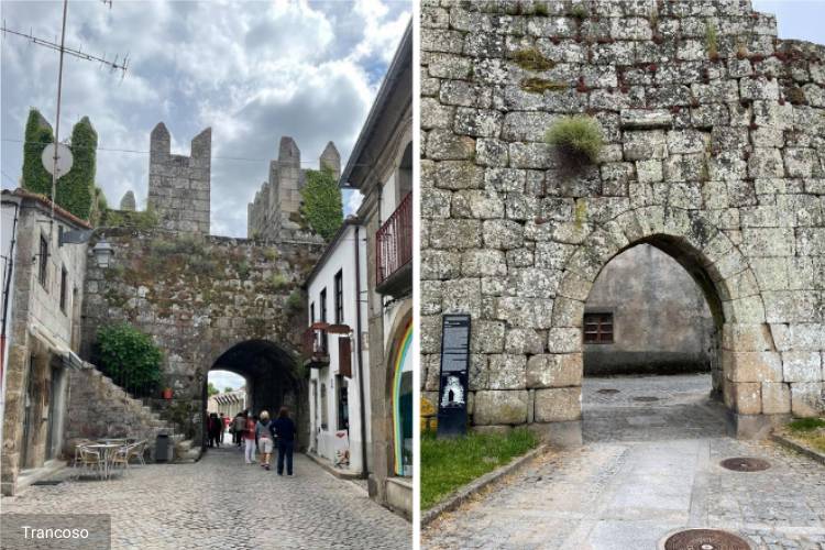  Pegada pelas muralhas das “Marialvas”