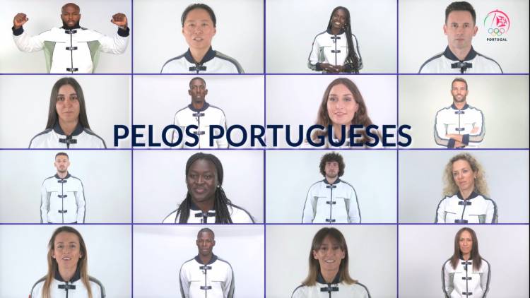 Equipa Portugal unida no TOKIO 2020