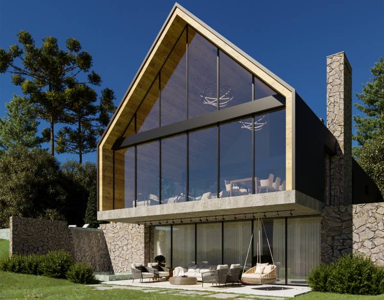 Celeiro Transformado em Casa de Luxo