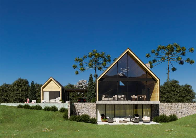 Celeiro Transformado em Casa de Luxo
