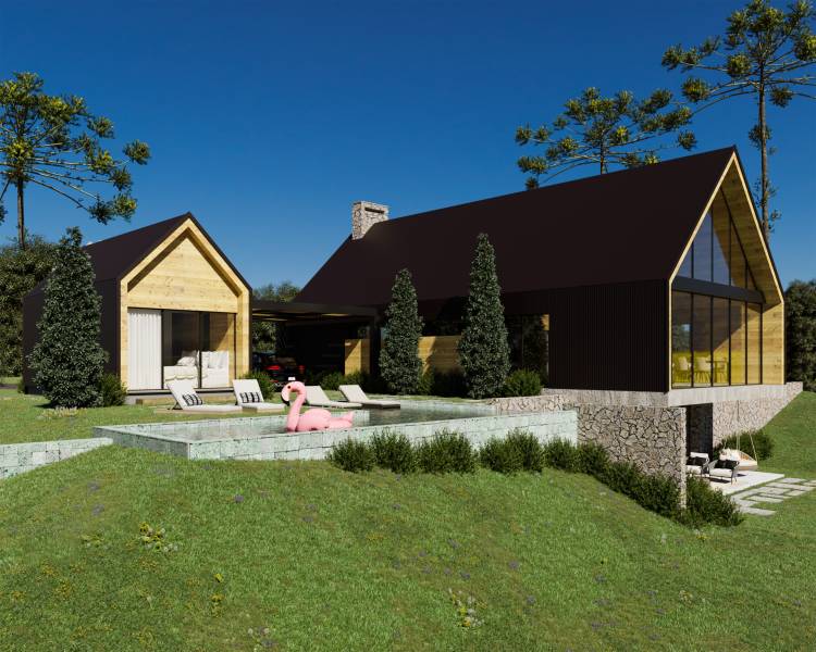 Celeiro Transformado em Casa de Luxo