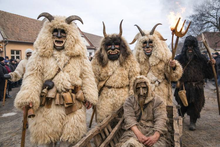 Quando a Europa Veste a Máscara: Tradições de Inverno que Desafiam o Tempo